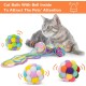 Retro Shaw Wool Cat Toy Balls with Bell and Fuzzy Balls, Interactive Toy for Indoor Cats and Kittens, 6 Pack Retro Shaw Wool Cat Toy Balls with Bell and Fuzzy Balls, Interactive Toy for Indoor Cats and Kittens, 6 Pack