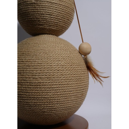 Rosewood Coriander Natural Jute Cat Scratcher, 60 x 30 cm Rosewood Coriander Natural Jute Cat Scratcher, 60 x 30 cm