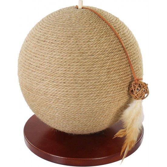 Rosewood Parsley Natural Jute Cat Scratcher, 33 x 30 cm Rosewood Parsley Natural Jute Cat Scratcher, 33 x 30 cm