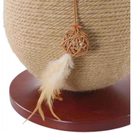 Rosewood Parsley Natural Jute Cat Scratcher, 33 x 30 cm Rosewood Parsley Natural Jute Cat Scratcher, 33 x 30 cm