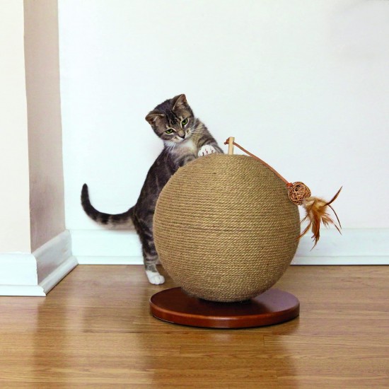 Rosewood Parsley Natural Jute Cat Scratcher, 33 x 30 cm Rosewood Parsley Natural Jute Cat Scratcher, 33 x 30 cm