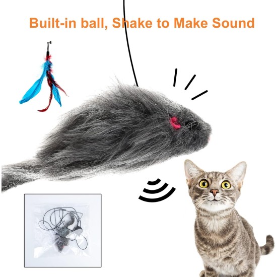 Set of 4 Interactive Cat Toy Self-Employment Mouse Cat Toys Set Bouncy Hanging Cat Toy Door Frame Funny Automatic Toy for Cat Set of 4 Interactive Cat Toy Self-Employment Mouse Cat Toys Set Bouncy Hanging Cat Toy Door Frame Funny Automatic Toy for Cat