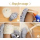 Sisal Rope for Scratching Post, 8 mm x 60 m Natural Sisal Rope for Cats, Cat Rope Sisal Cord for Cat Grinding Claw Toys, Garden Decoration, Crafts, Cat Accessories, DIY Household Decoration Sisal Rope for Scratching Post, 8 mm x 60 m Natural Sisal Rope for Cats, Cat Rope Sisal Cord for Cat Grinding Claw Toys, Garden Decoration, Crafts, Cat Accessories, DIY Household Decoration