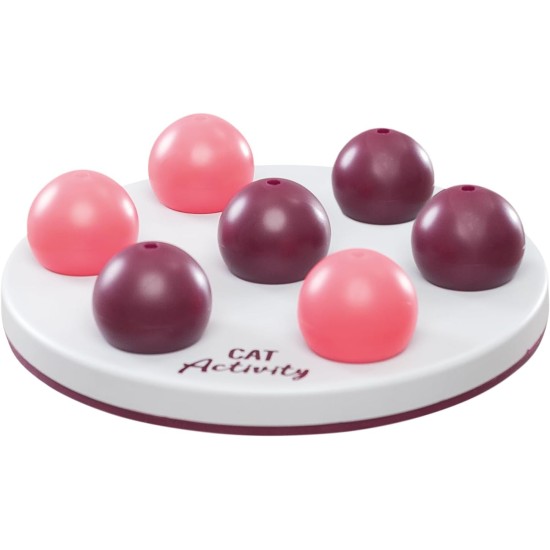 TRIXIE 4594 Interactive Cat Activity Solitaire, Intelligence Toy for Cats, Strategy Game for Mental Promotion & Playful Learning, Diameter 20 cm TRIXIE 4594 Interactive Cat Activity Solitaire, Intelligence Toy for Cats, Strategy Game for Mental Promotion & Playful Learning, Diameter 20 cm