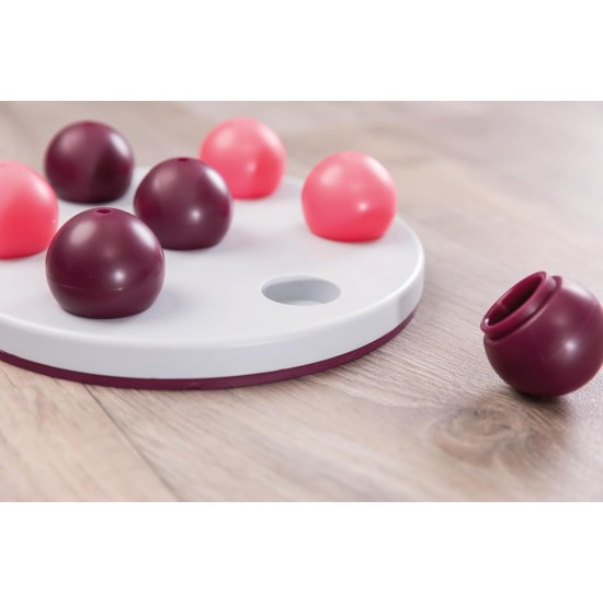 TRIXIE 4594 Interactive Cat Activity Solitaire, Intelligence Toy for Cats, Strategy Game for Mental Promotion & Playful Learning, Diameter 20 cm TRIXIE 4594 Interactive Cat Activity Solitaire, Intelligence Toy for Cats, Strategy Game for Mental Promotion & Playful Learning, Diameter 20 cm