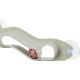 TRIXIE Fix & Catch 41416 Cat Toy for Attaching to Smooth Surfaces with Suction Cups Two Rattle Balls 45 cm Wide Plastic