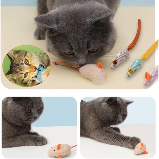 TYXHXTF Pack of 11 Cat Toy, Cat Toy Mouse, Plush Cat Toy Mouse, Catnip Mouse for Cats Kitty, Cat Toy for All Cat Breeds, Cat Toy Kitten (11 Pieces Mix) TYXHXTF Pack of 11 Cat Toy, Cat Toy Mouse, Plush Cat Toy Mouse, Catnip Mouse for Cats Kitty, Cat Toy for All Cat Breeds, Cat Toy Kitten (11 Pieces Mix)