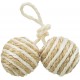 Trixie 2 balls on a rope, sisal Trixie 2 balls on a rope, sisal