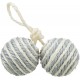Trixie 2 balls on a rope, sisal Trixie 2 balls on a rope, sisal