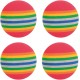 Trixie 4 Rainbow Foam Balls, 3.5 cm, Pack of 4 Trixie 4 Rainbow Foam Balls, 3.5 cm, Pack of 4