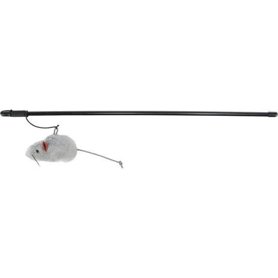 Trixie 4105 Toy Fishing Rod with Plush Mouse 50 cm Trixie 4105 Toy Fishing Rod with Plush Mouse 50 cm