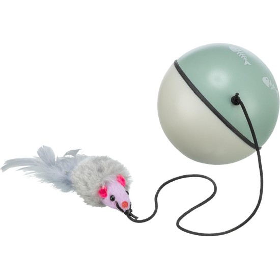 Trixie 4564 Turbinio Ball with Motor / Mouse ø 9 cm Trixie 4564 Turbinio Ball with Motor / Mouse ø 9 cm