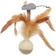Trixie Bobo Shuttlecock with Mouse Plush, 15 cm Trixie Bobo Shuttlecock with Mouse Plush, 15 cm