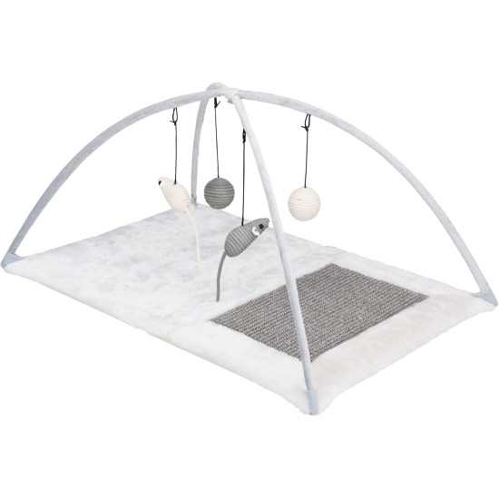 Trixie Cat Activity Mat Sisal and Plush Scratching Pad Bed Furniture 43114 Trixie Cat Activity Mat Sisal and Plush Scratching Pad Bed Furniture 43114