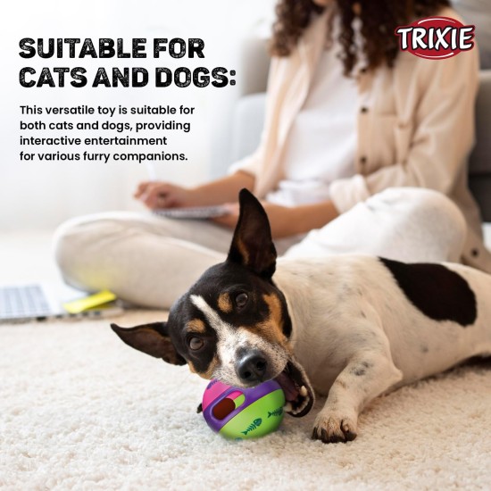 Trixie Cat Activity Snack Ball, Adjustable Opening, Diameter 6 cm Trixie Cat Activity Snack Ball, Adjustable Opening, Diameter 6 cm