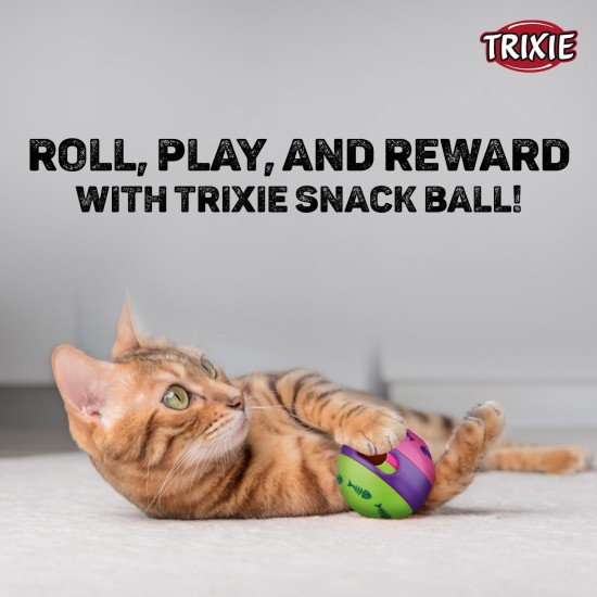 Trixie Cat Activity Snack Ball, Adjustable Opening, Diameter 6 cm Trixie Cat Activity Snack Ball, Adjustable Opening, Diameter 6 cm