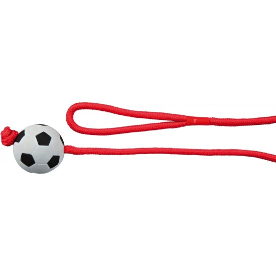 Trixie Football On Rope, 6 cm, Pack of 4 Trixie Football On Rope, 6 cm, Pack of 4