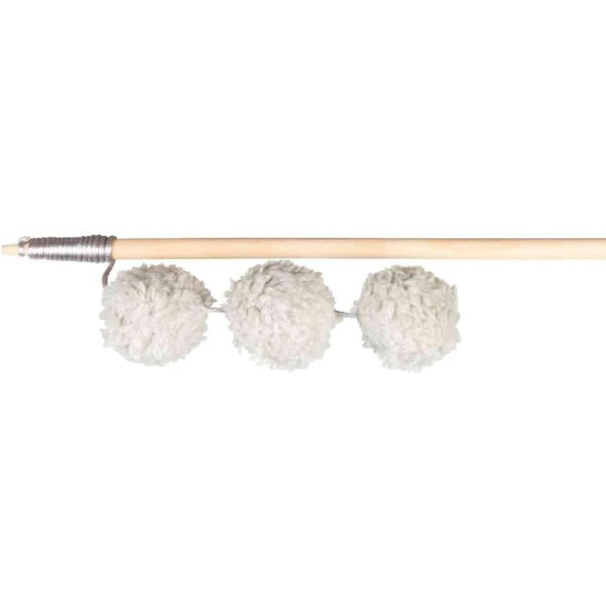 Trixie Playing Rod with 3 Balls, 35 cm, Pack of 4 Trixie Playing Rod with 3 Balls, 35 cm, Pack of 4