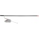 Trixie Playing Rod with Plush Mouse, 100 cm, Pack of 4 Trixie Playing Rod with Plush Mouse, 100 cm, Pack of 4