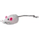 Trixie Plush Mice with Bell for Cat, 5 cm, White/Grey, 2-Piece Trixie Plush Mice with Bell for Cat, 5 cm, White/Grey, 2-Piece
