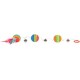 Trixie Rainbow Foam Balls on An Elastic Band, 80 x 3.5 cm, Pack of 4 Trixie Rainbow Foam Balls on An Elastic Band, 80 x 3.5 cm, Pack of 4