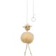 Trixie Sheep On An Elastic Band Plush Cat Toy with Bell, 20 cm