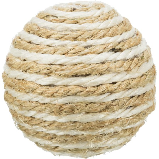Trixie Sisal Ball, 6 cm, Pack of 4 Trixie Sisal Ball, 6 cm, Pack of 4