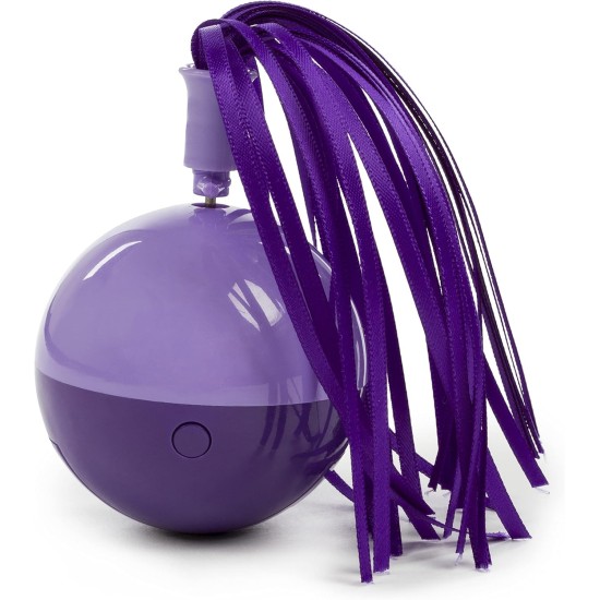 Twirly Top Electronic Motion Cat Toy, Purple/Yellow Twirly Top Electronic Motion Cat Toy, Purple/Yellow