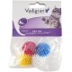 VADIGRAN - Pack of 4 Jouet Chat Ball Hérisson 3.8 cm - VA-14295