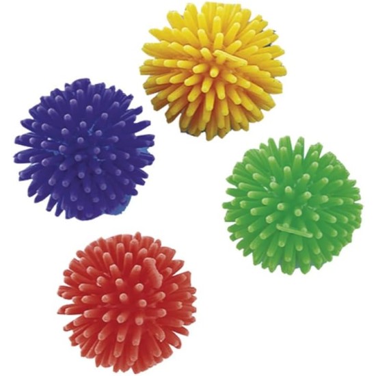 VADIGRAN - Pack of 4 Jouet Chat Ball Hérisson 3.8 cm - VA-14295