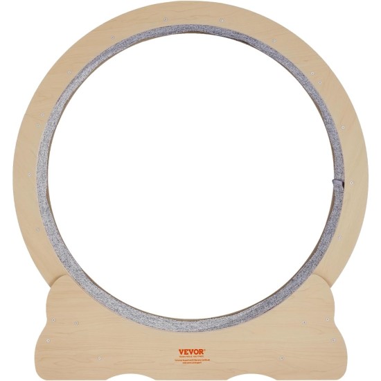 VEVOR Cat Running Wheel, Large Cat Treadmill for Domestic Cats, 91 cm Cat Running Wheel with Removable Carpet and Cat Fishing Rod for Running/Walking/Exercising, Suitable for Most Cats up to 6 kg VEVOR Cat Running Wheel, Large Cat Treadmill for Domestic Cats, 91 cm Cat Running Wheel with Removable Carpet and Cat Fishing Rod for Running/Walking/Exercising, Suitable for Most Cats up to 6 kg