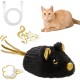 Vealind Cat Toy Electric Toy Mouse Cat Toy Mice Toy for Cat with Moving USB Rechargeable Interactive Toy Mouse (Black) Vealind Cat Toy Electric Toy Mouse Cat Toy Mice Toy for Cat with Moving USB Rechargeable Interactive Toy Mouse (Black)