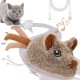 Vealind Cat Toy Rechargeable Mouse with Wiggle Tail, Lifelike Squeak Chirping Electronic Mice for Indoor Cats, USB Touch Activated Kitten Toy (Brown) Vealind Cat Toy Rechargeable Mouse with Wiggle Tail, Lifelike Squeak Chirping Electronic Mice for Indoor Cats, USB Touch Activated Kitten Toy (Brown)