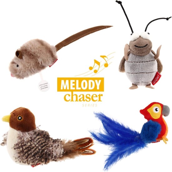 Vealind Electronic Toy for Cats Interactive Cat Toy Bird Mouse with Sound Pack of 2 Vealind Electronic Toy for Cats Interactive Cat Toy Bird Mouse with Sound Pack of 2