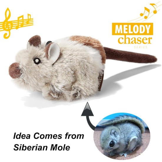 Vealind Electronic Toy for Cats Interactive Cat Toy Bird Mouse with Sound Pack of 2 Vealind Electronic Toy for Cats Interactive Cat Toy Bird Mouse with Sound Pack of 2