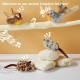 Vealind Electronic Toy for Cats Interactive Cat Toy Bird Mouse with Sound Pack of 2 Vealind Electronic Toy for Cats Interactive Cat Toy Bird Mouse with Sound Pack of 2