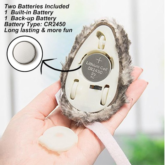 Vealind GiGwi Automatic Moving Mouse Toy Cat Toy with Lifelike Sound Vealind GiGwi Automatic Moving Mouse Toy Cat Toy with Lifelike Sound