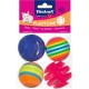 Vitakraft Rattle and Rainbow Balls Cat Toy with Jingles and Rainbow Colours (1 Pack of 4 Balls) Vitakraft Rattle and Rainbow Balls Cat Toy with Jingles and Rainbow Colours (1 Pack of 4 Balls)