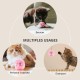 Vonsera Cat Balls, Interactive Cat Toy Ball, Interactive Play Ball with Sound Plush Ball, Cat Ball with Catnip and Lifelike Animal Sounds for Cats Vonsera Cat Balls, Interactive Cat Toy Ball, Interactive Play Ball with Sound Plush Ball, Cat Ball with Catnip and Lifelike Animal Sounds for Cats