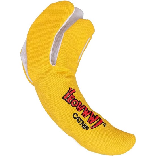 YEOWWW! Peeled Banana Catnip Cat Toy Yellow 6" YEOWWW! Peeled Banana Catnip Cat Toy Yellow 6"