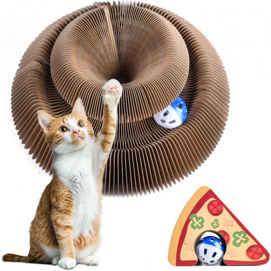 ZOBMIO Kratzbrett für Katzen Käse, Katzenspielzeug, Kratz Donut, Kratzpappe, Pappring, Glockenball,Interaktives Kratzspielzeug für Katzen ZOBMIO Kratzbrett für Katzen Käse, Katzenspielzeug, Kratz Donut, Kratzpappe, Pappring, Glockenball,Interaktives Kratzspielzeug für Katzen