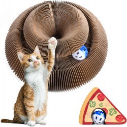 ZOBMIO Kratzbrett für Katzen Käse, Katzenspielzeug, Kratz Donut, Kratzpappe, Pappring, Glockenball,Interaktives Kratzspielzeug für Katzen ZOBMIO Kratzbrett für Katzen Käse, Katzenspielzeug, Kratz Donut, Kratzpappe, Pappring, Glockenball,Interaktives Kratzspielzeug für Katzen