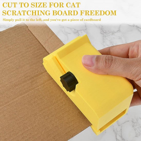 Zimoer 3D Gedruckter Kartonschneider – Cardboard Cutter für Katzenkratzer, DIY Werkzeug mit 2 Farben (Rot & Gelb), PLA Material, 9.9 * 4,8 * 5.2cm – Ideal für Katzenliebhaber Zimoer 3D Gedruckter Kartonschneider – Cardboard Cutter für Katzenkratzer, DIY Werkzeug mit 2 Farben (Rot & Gelb), PLA Material, 9.9 * 4,8 * 5.2cm – Ideal für Katzenliebhaber