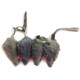emours Pack of 12 Rattle Furry Mice Cat Toy Realistic Fur Mice Squeaky Toy, Colour Varies emours Pack of 12 Rattle Furry Mice Cat Toy Realistic Fur Mice Squeaky Toy, Colour Varies