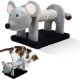 ne&no® Plush Scratching Roll for Cats, Cat Toy, Scratching Post, Small, Non-Slip, Scratching Toy, Cat Game (Mouse)