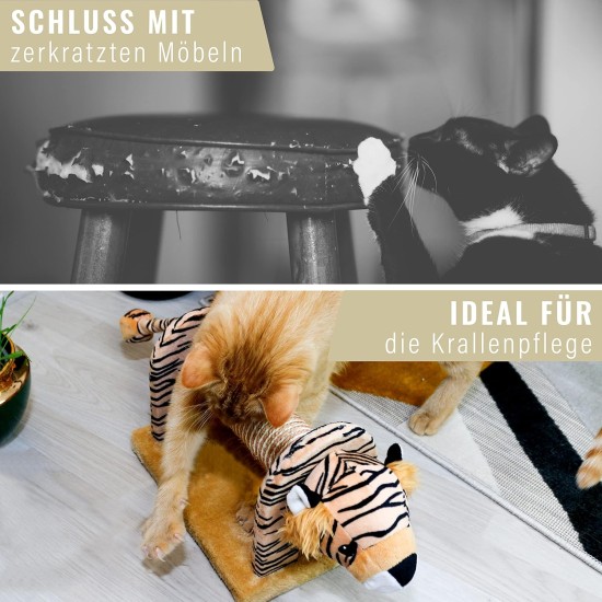 ne&no® Plush Scratching Roll for Cats, Cat Toy, Scratching Post, Small, Non-Slip, Scratching Toy, Cat Game (Mouse) ne&no® Plush Scratching Roll for Cats, Cat Toy, Scratching Post, Small, Non-Slip, Scratching Toy, Cat Game (Mouse)
