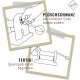 ne&no® Plush Scratching Roll for Cats, Cat Toy, Scratching Post, Small, Non-Slip, Scratching Toy, Cat Game (Mouse)