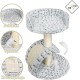 ne&no® Plush Scratching Roll for Cats, Cat Toy, Scratching Post, Small, Non-Slip, Scratching Toy, Cat Game (Mouse)