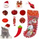 septillar Cat Toy, Pack of 10 Christmas Cat Toy Set, Interactive Pet Cat Mouse Chewing Plush Toy septillar Cat Toy, Pack of 10 Christmas Cat Toy Set, Interactive Pet Cat Mouse Chewing Plush Toy