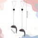 tao pipe Pack of 2 Cat Toys Self-Employment Hanging Frame Cat Toy with Elastic Mouse, Interactive Dancer Cat Toy Mice for Cat Run and Boredom Interactive tao pipe Pack of 2 Cat Toys Self-Employment Hanging Frame Cat Toy with Elastic Mouse, Interactive Dancer Cat Toy Mice for Cat Run and Boredom Interactive